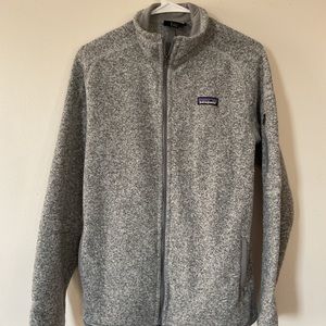 PATAGONIA Better Sweater Gray Full Zip Sweater Size L